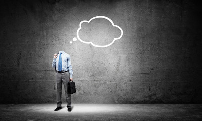 No thoughts in his head