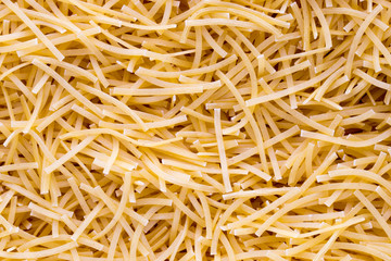 Italian pasta close up on background.