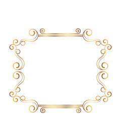 elegant victorian frame icon vector illustration design