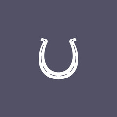 simple horseshoe icon