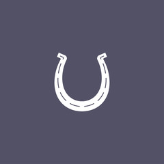 simple horseshoe icon