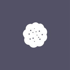 simple Cookie icon. food sign