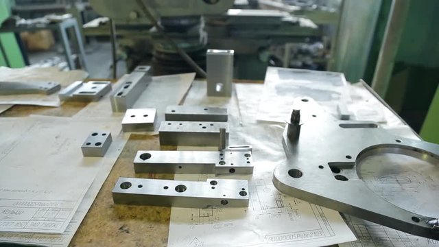 Parts machined reamed prepared to replace manufacturing installation