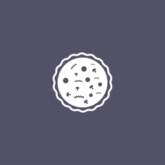 pizza icon. fast food sign