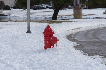 Fireplug in the Snow