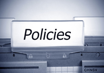 Policies Register Folder Index in the Office