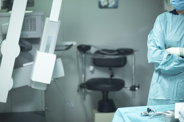 Surgeon in hospital surgery