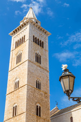 A view of a cathedral in Trani, Puglia region, Italy