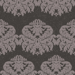 Vector Baroque Vintage floral pattern element background. Luxury Classic Damask ornament. Royal Victorian texture for wallpapers, textile, fabric ornament