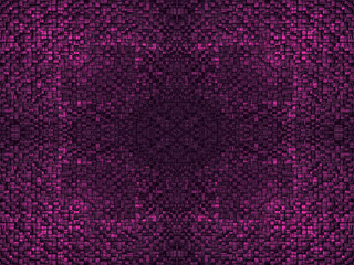 Fragment of square texture or crossing lines mosaic surface green turquoise lime navy violet pink purple dark colored wallpaper, abstract geometrical boxes useful as background