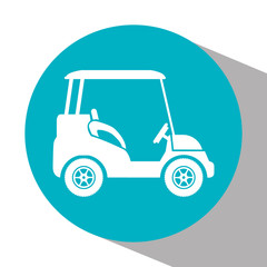 golf club sport icon vector illustration design