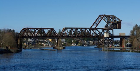 Salmon Bay Train Bridge