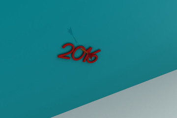 2016 new year concept