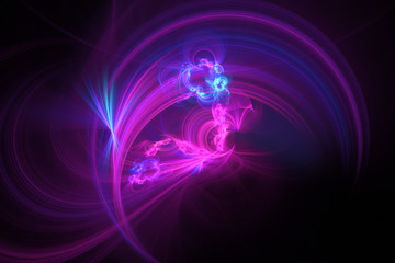 Fractal art background for creative design. Abstract fractal. De