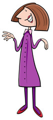 woman cartoon character