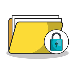 cyber security system icon vector illustration design