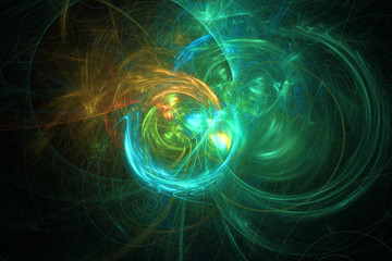 Fractal art background for creative design. Abstract fractal. De