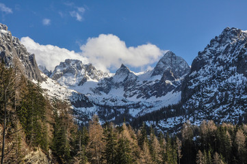 Fototapeta na wymiar Mountains in Tirol