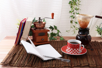 コーヒーとノート
