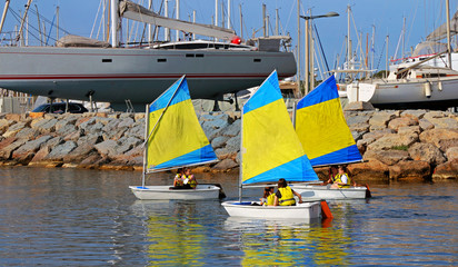 Fototapeta premium Learn to sail