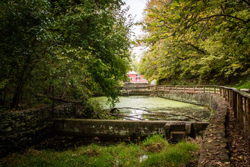 Old Fish Hatchery in Fall