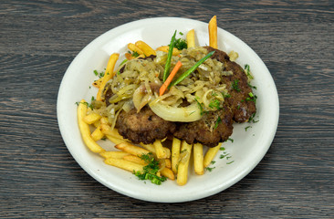 Roasted pork cutlet