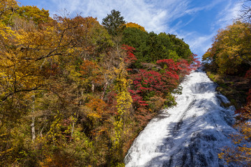 Fototapeta na wymiar Ryuzu Falls near Nikko