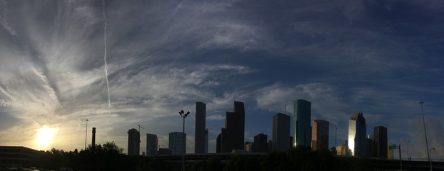 Houston morning pano