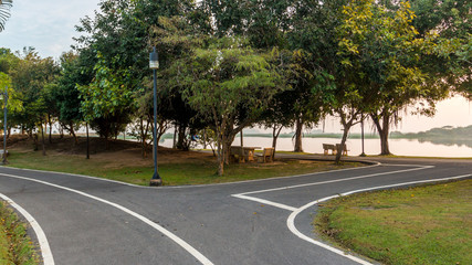 Parks in Thailand are public exercise.