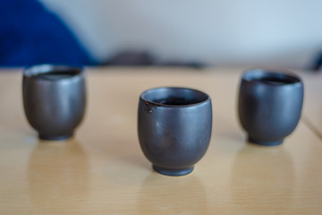 black cup