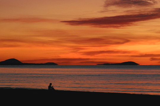 man in sunset © Alexa
