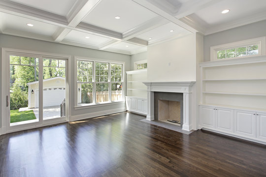 Family Room With Fireplace