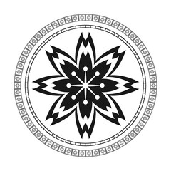 japanese flower ornament floral celebration vector illustration eps 10