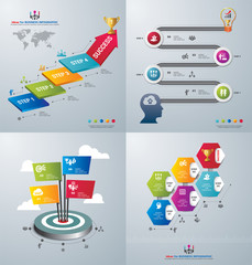 Template modern info graphic design for business, marketing, creative, web and graphics concept. Info-graphic inspire to drive your business project. Vector illustration. 