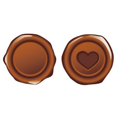 シールワックスのイラストセット