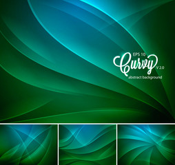 Curvy abstract background