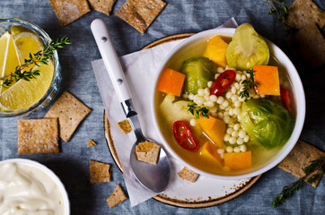 Soup with vegetables