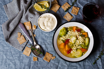 Soup with vegetables