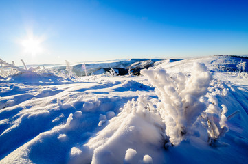 Winter in mountain