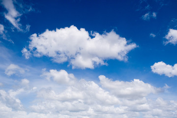 blue sky  and clouds in nature for background