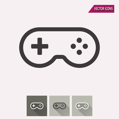 Game controller - vector icon.
