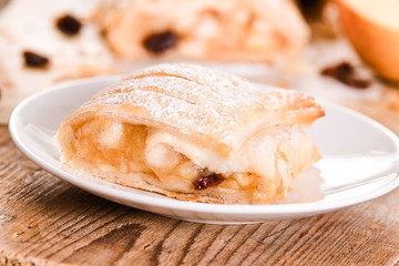 Apple strudel.