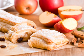 Apple strudel.