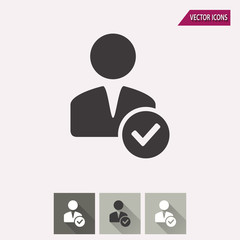 Obraz premium Account - vector icon.