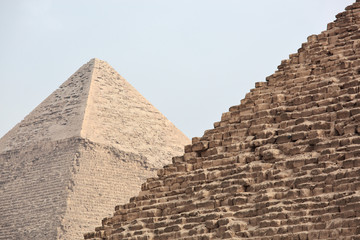 Fototapeta premium Great Egyptian pyramids in Giza, Cairo