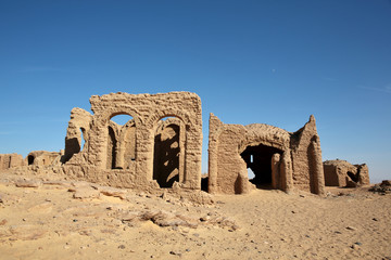 Tombs of the Al-Bagawat (El-Bagawat), an early Christian necropolis, one of the oldest in the world, Kharga Oasis, Egypt 