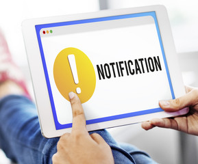 Notification Alert Exclamation Point Graphic Concept