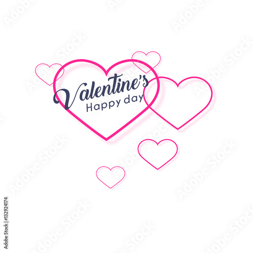 Valentine hearts silhouette vector free vector in encapsulated "Happy Valentine day vector heart silhouette isolated on white