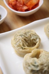 Meat Dumplings on plate