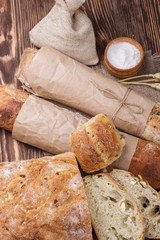Fresh homemade bread
